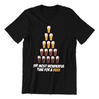 Thumbnail for Christmas Beer Tree For Adult Men and Women Unisex T-Shirt 8Ball