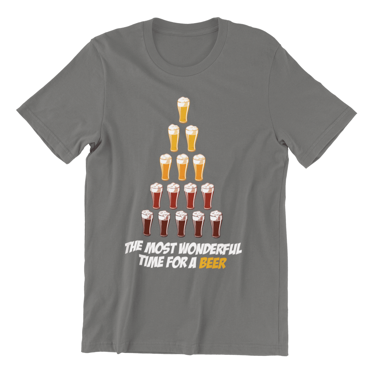 Christmas Beer Tree For Adult Men and Women Unisex T-Shirt 8Ball