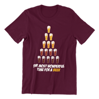Thumbnail for Christmas Beer Tree For Adult Men and Women Unisex T-Shirt 8Ball