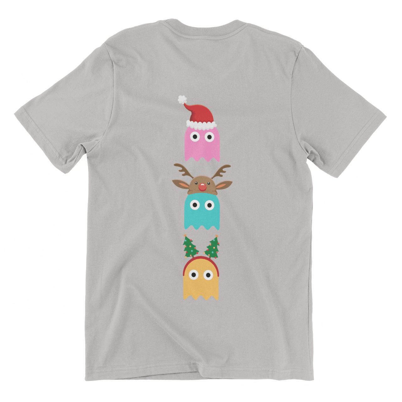 Christmas Ghost Munching Kids Graphic T-Shirt 8Ball
