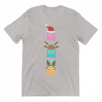 Thumbnail for Christmas Ghost Munching Kids Graphic T-Shirt 8Ball