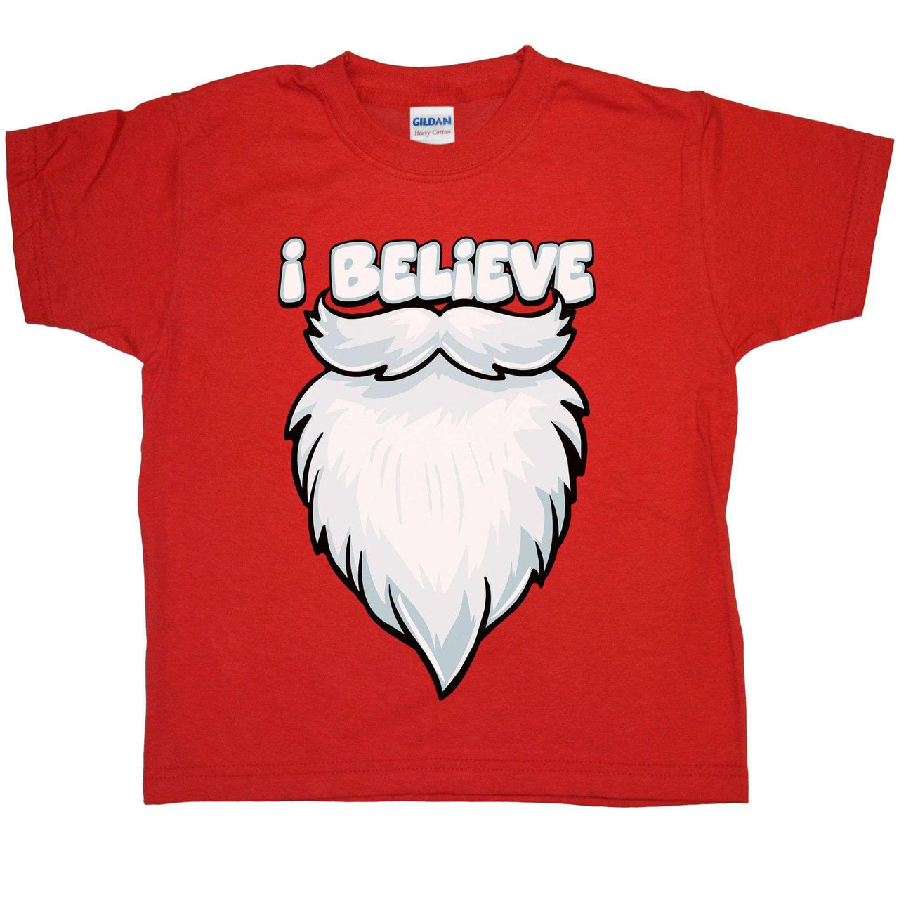 Christmas I Believe Childrens Graphic T-Shirt 8Ball