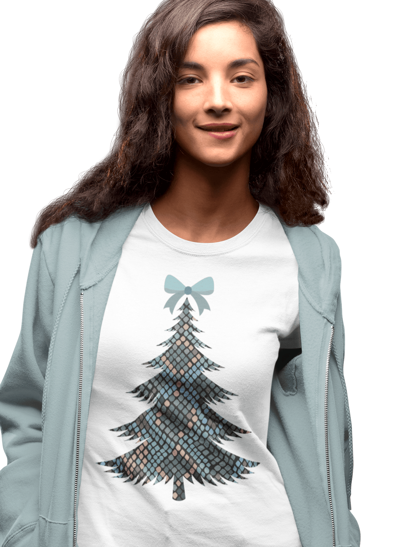 Christmas Tree Womens Style T-Shirt 8Ball