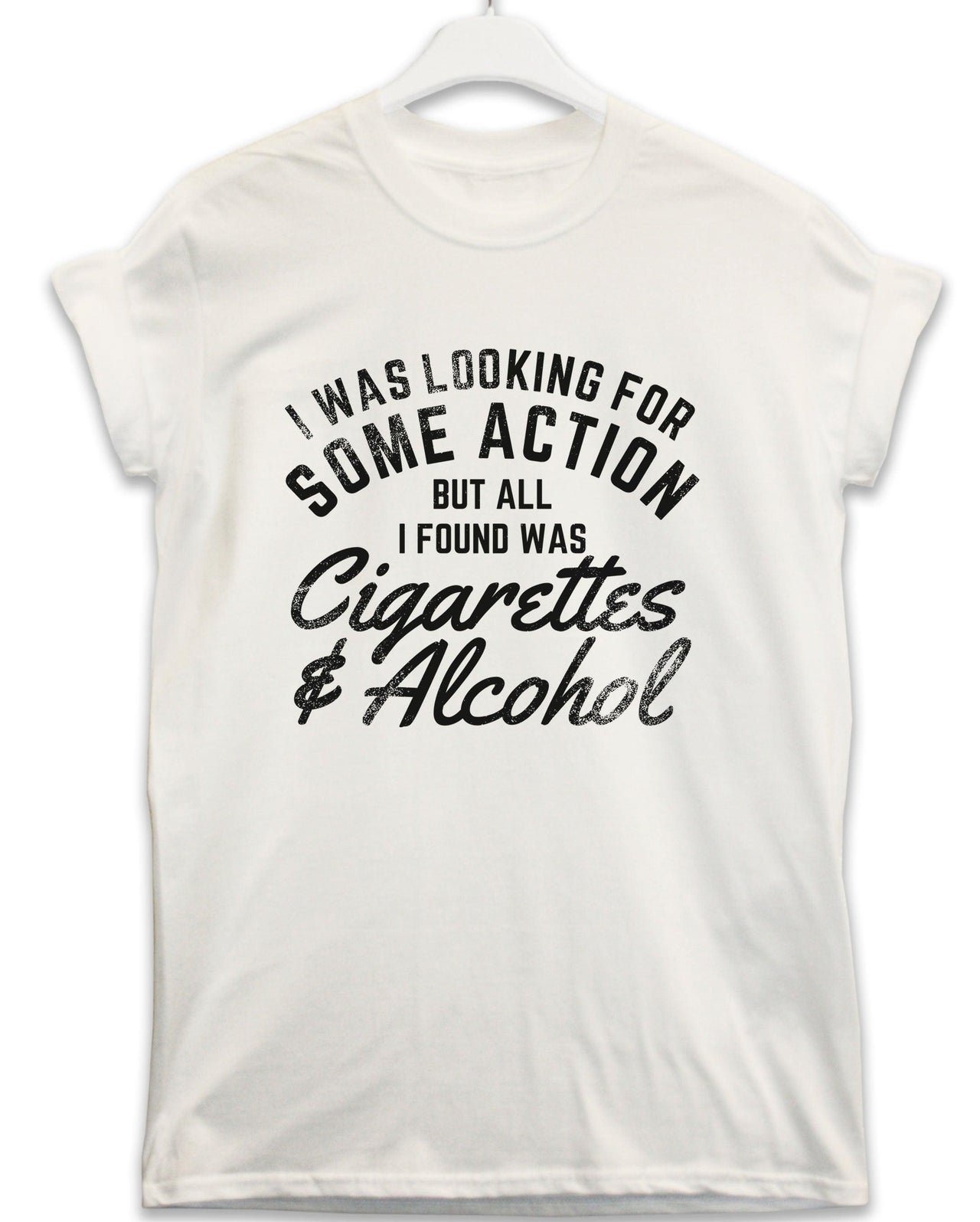 Cigarettes and Alcohol Lyric Quote Unisex T-Shirt 8Ball