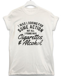 Thumbnail for Cigarettes and Alcohol Lyric Quote Unisex T-Shirt 8Ball