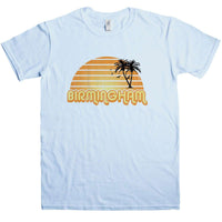 Thumbnail for City Sunset Birmingham Mens Graphic T-Shirt 8Ball