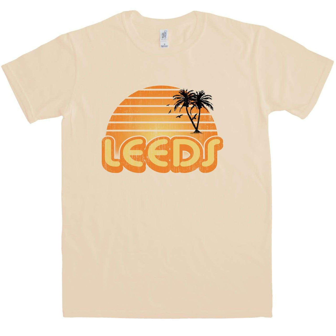 City Sunset Leeds Unisex T-Shirt For Men And Women 8Ball