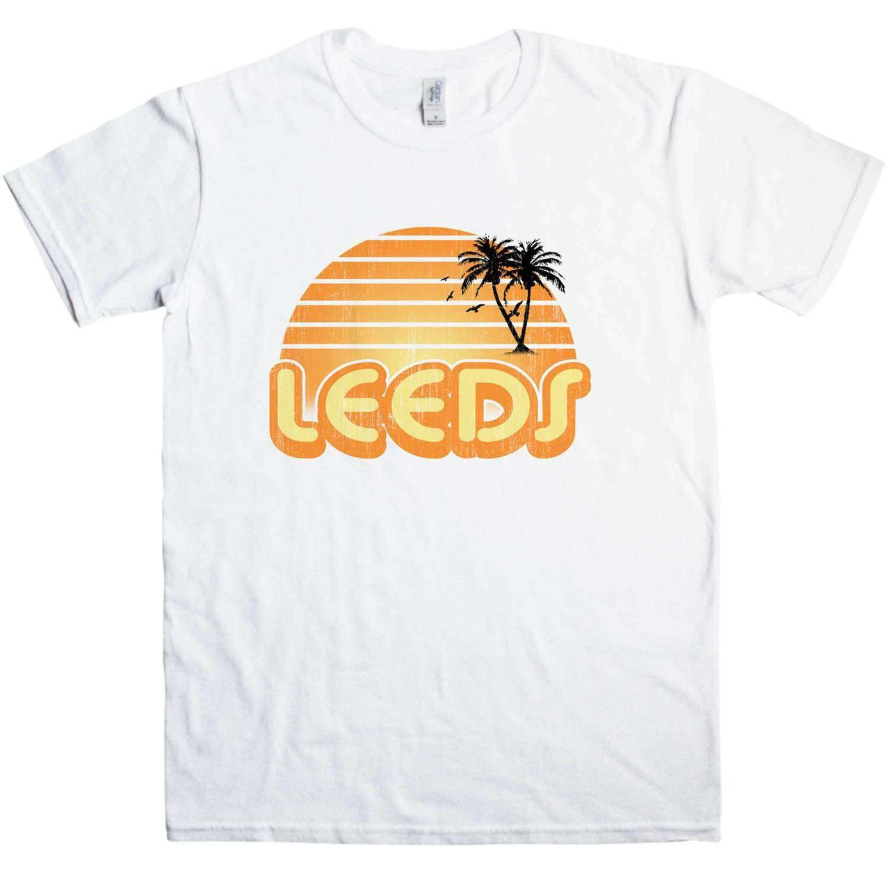 City Sunset Leeds Unisex T-Shirt For Men And Women 8Ball