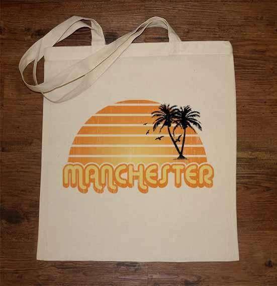 City Sunset Manchester Tote Bag 8Ball