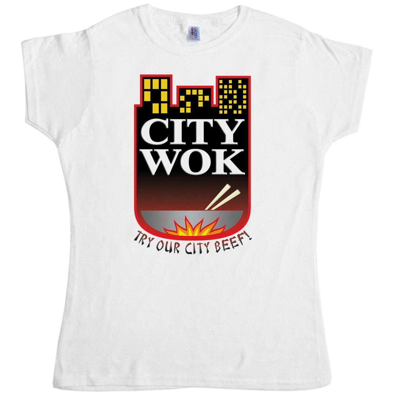 City Wok Womens T-Shirt 8Ball