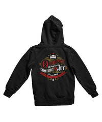 Thumbnail for Comfort and Joy Colour Back Printed Christmas Hoodie For Men and Women 8Ball
