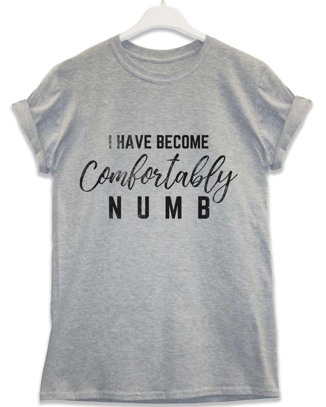 Comfortably Numb Lyric Quote Mens Graphic T-Shirt 8Ball