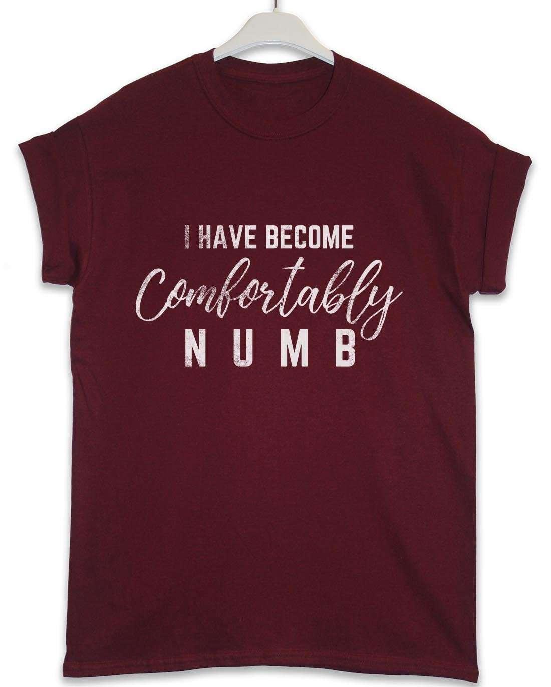 Comfortably Numb Lyric Quote Mens Graphic T-Shirt 8Ball