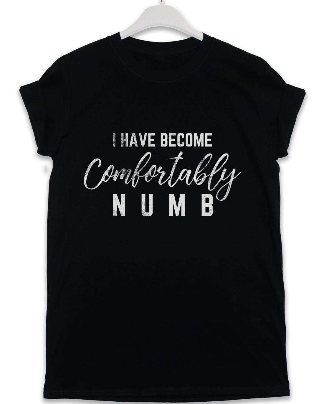 Comfortably Numb Lyric Quote Mens Graphic T-Shirt 8Ball