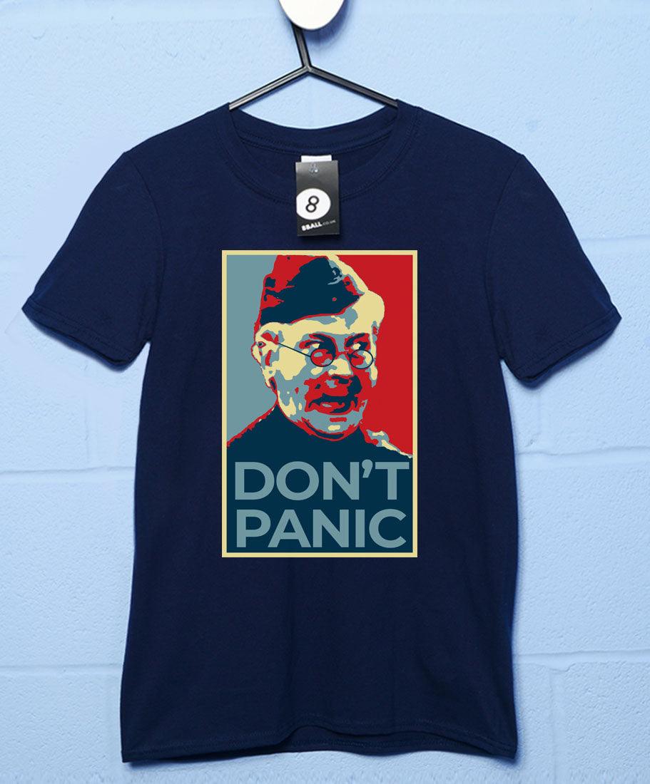 Corporal Jones Don't Panic T-Shirt For Men 8Ball