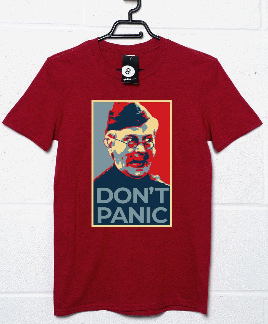 Corporal Jones Don't Panic T-Shirt For Men 8Ball