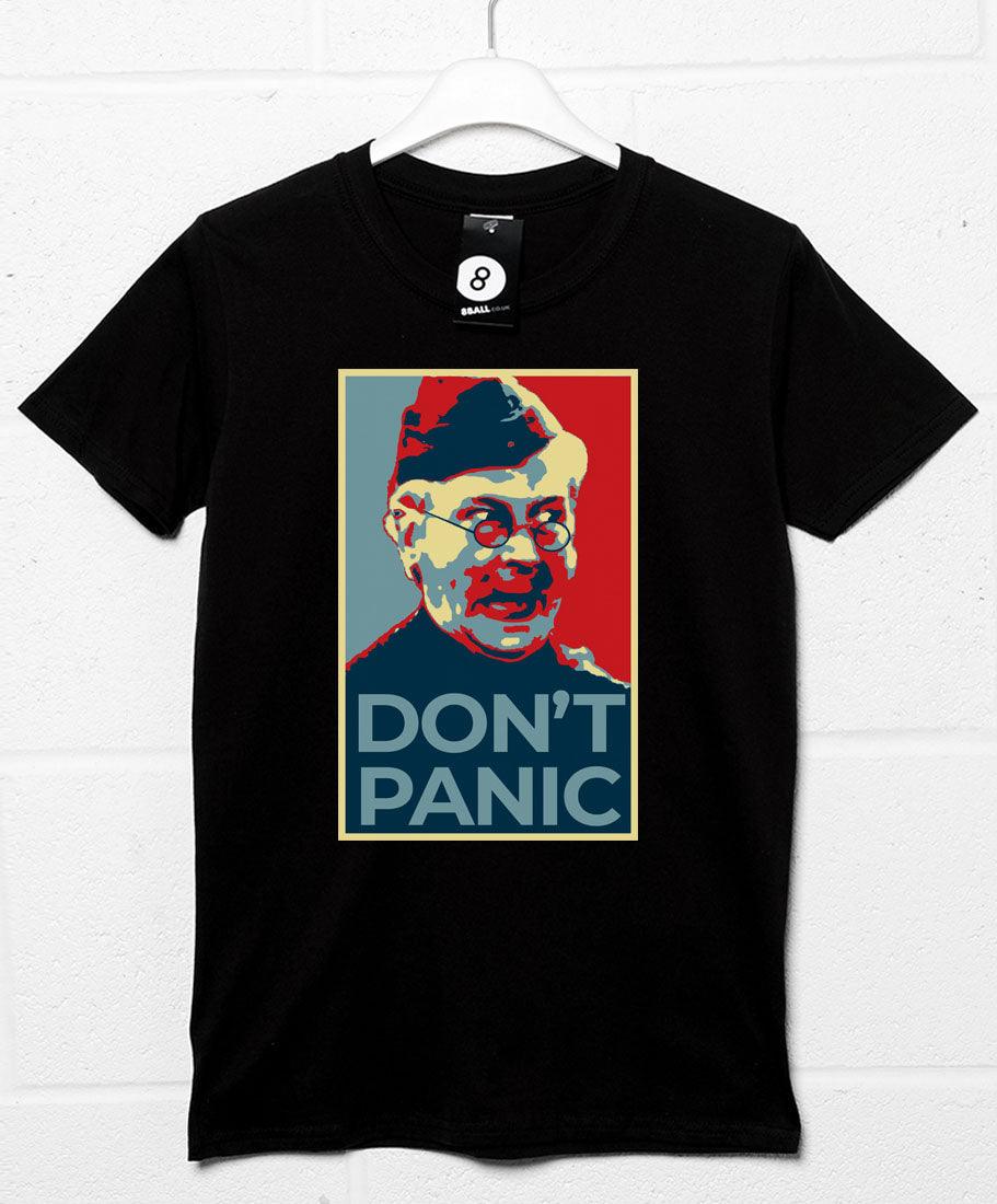 Corporal Jones Don't Panic T-Shirt For Men 8Ball