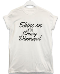 Thumbnail for Crazy Diamond Lyric Quote Graphic T-Shirt For Men 8Ball