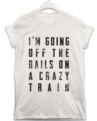 Thumbnail for Crazy Train Lyric Quote Graphic T-Shirt For Men 8Ball