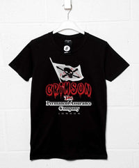 Thumbnail for Crimson Permanent Assurance Unisex T-Shirt, Inspired By Monty Python 8Ball