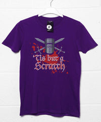 Thumbnail for Crossed Swords Black Knight Scratch T-Shirt For Men 8Ball