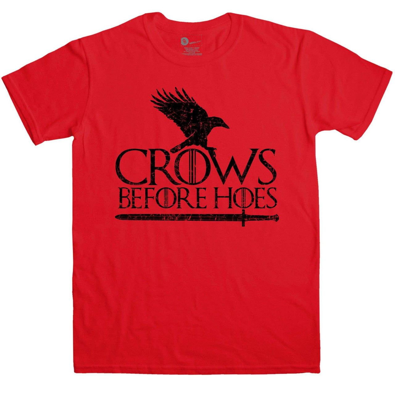 Crows Before Hoes Unisex T-Shirt 8Ball