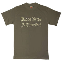 Thumbnail for Dads Daddy Needs A Time Out Mens Graphic T-Shirt 8Ball