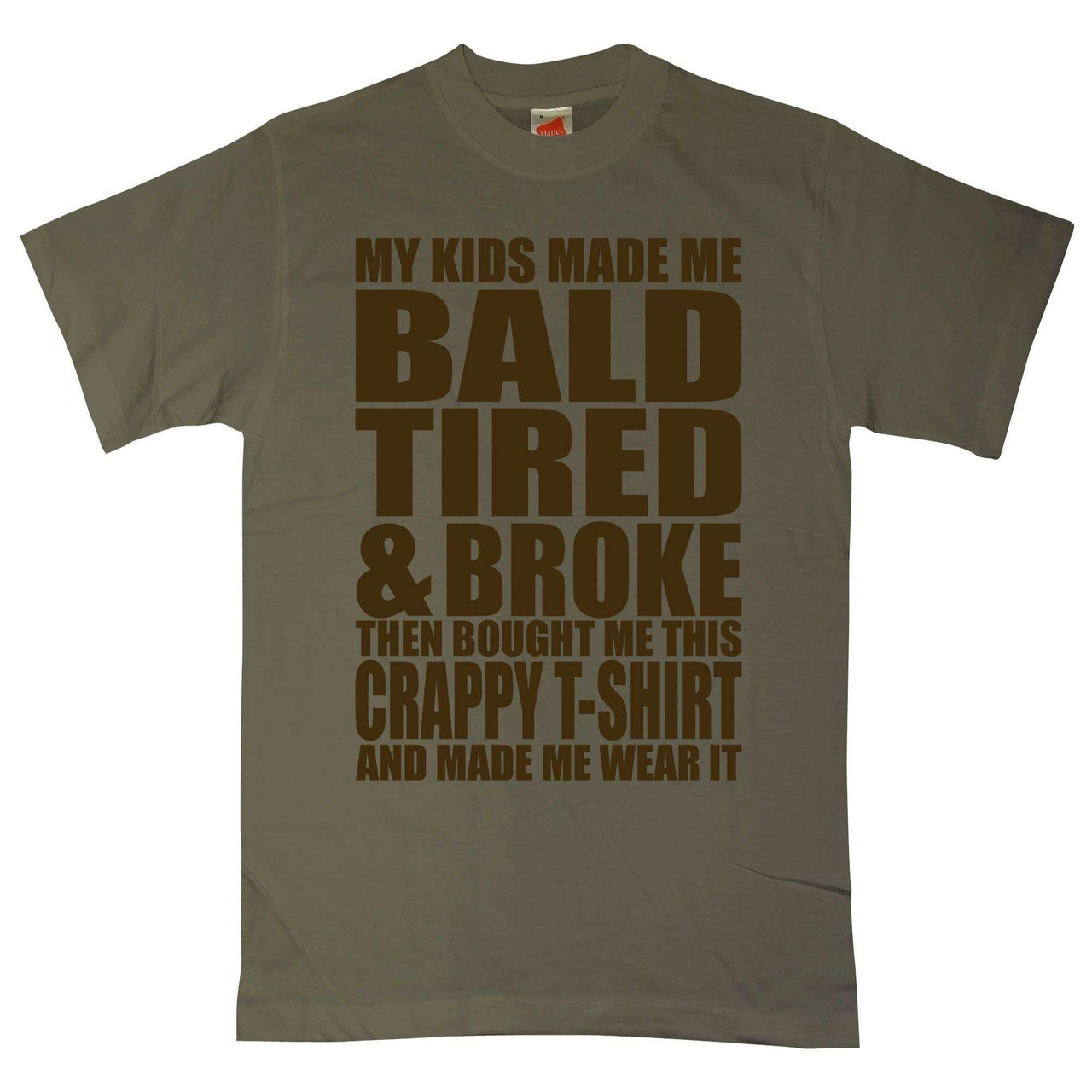 Dads Gift Bald Tired And Broke Unisex T-Shirt For Men And Women 8Ball