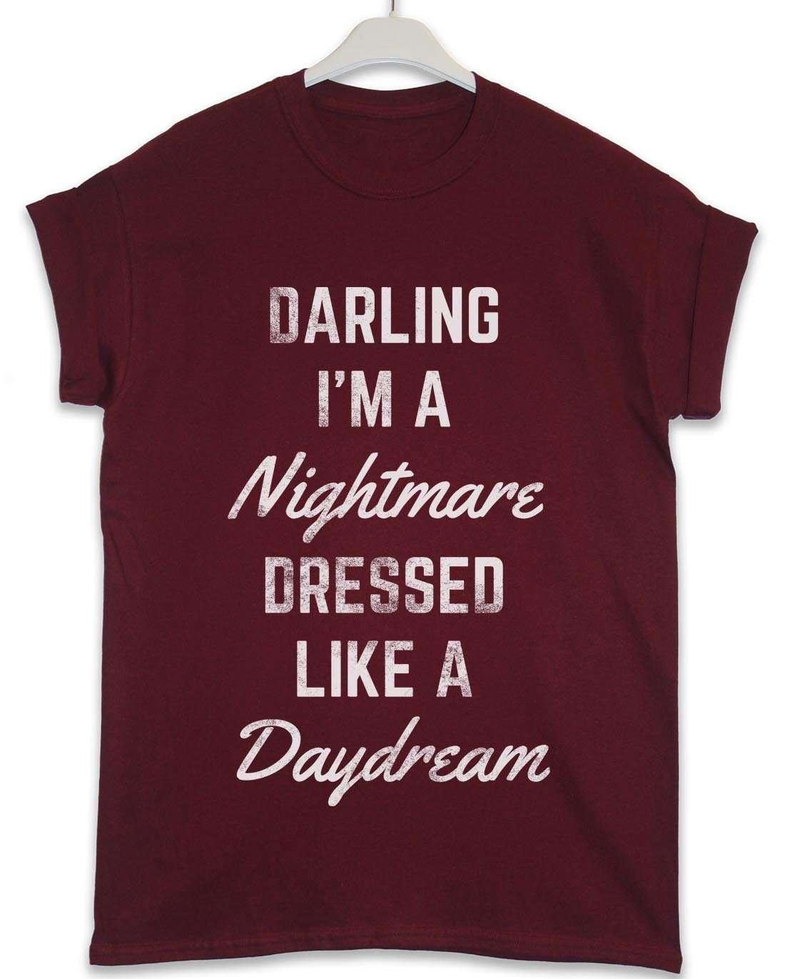 Darling I'm a Nightmare Lyric Quote Mens T-Shirt 8Ball