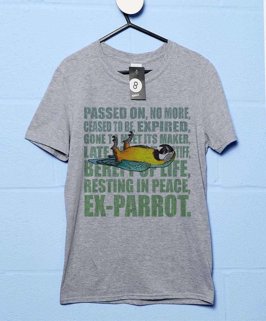 Dead Parrot Unisex T-Shirt For Men And Women 8Ball