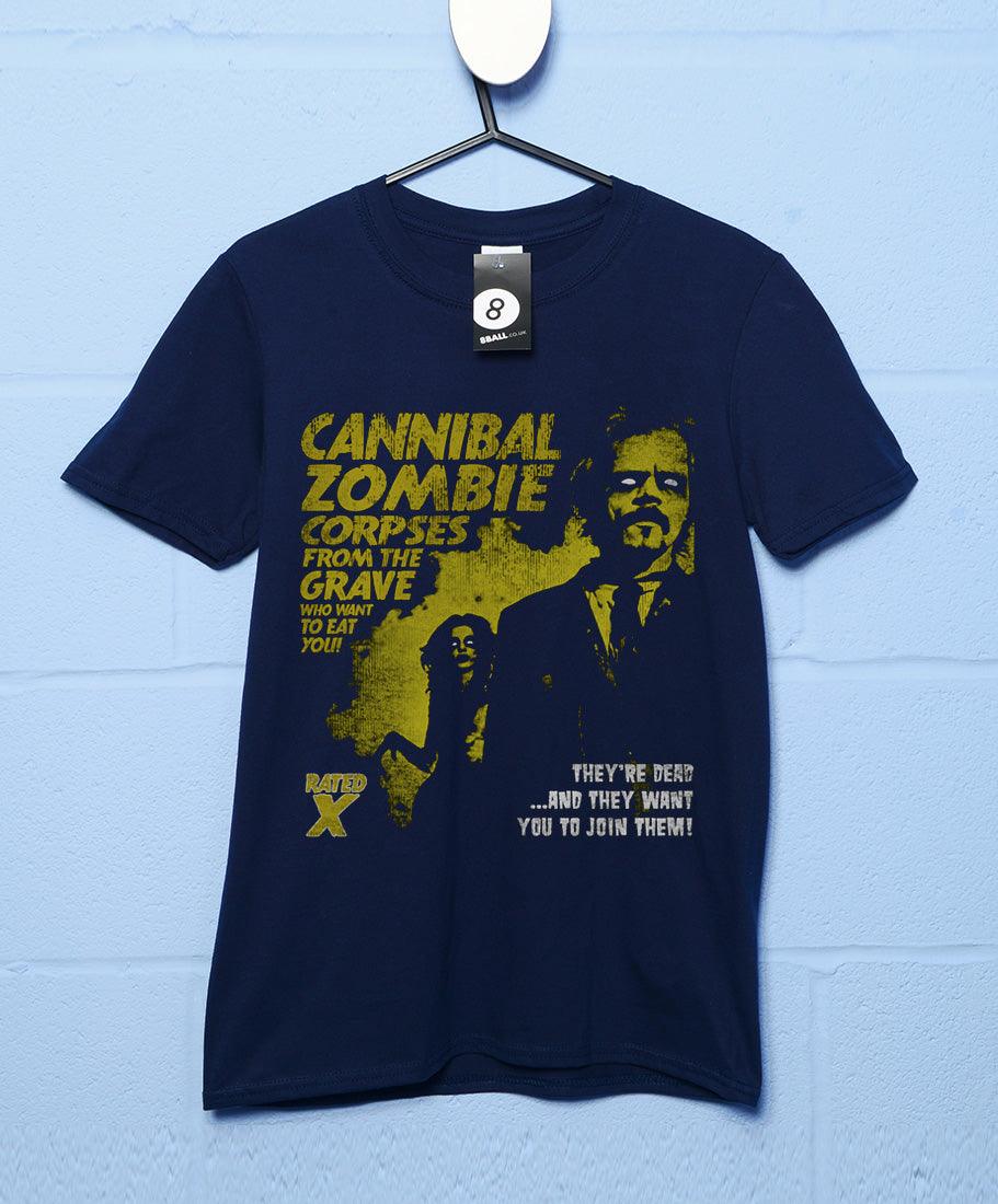 Deathray B Movie Cannibal Zombies Unisex T-Shirt 8Ball