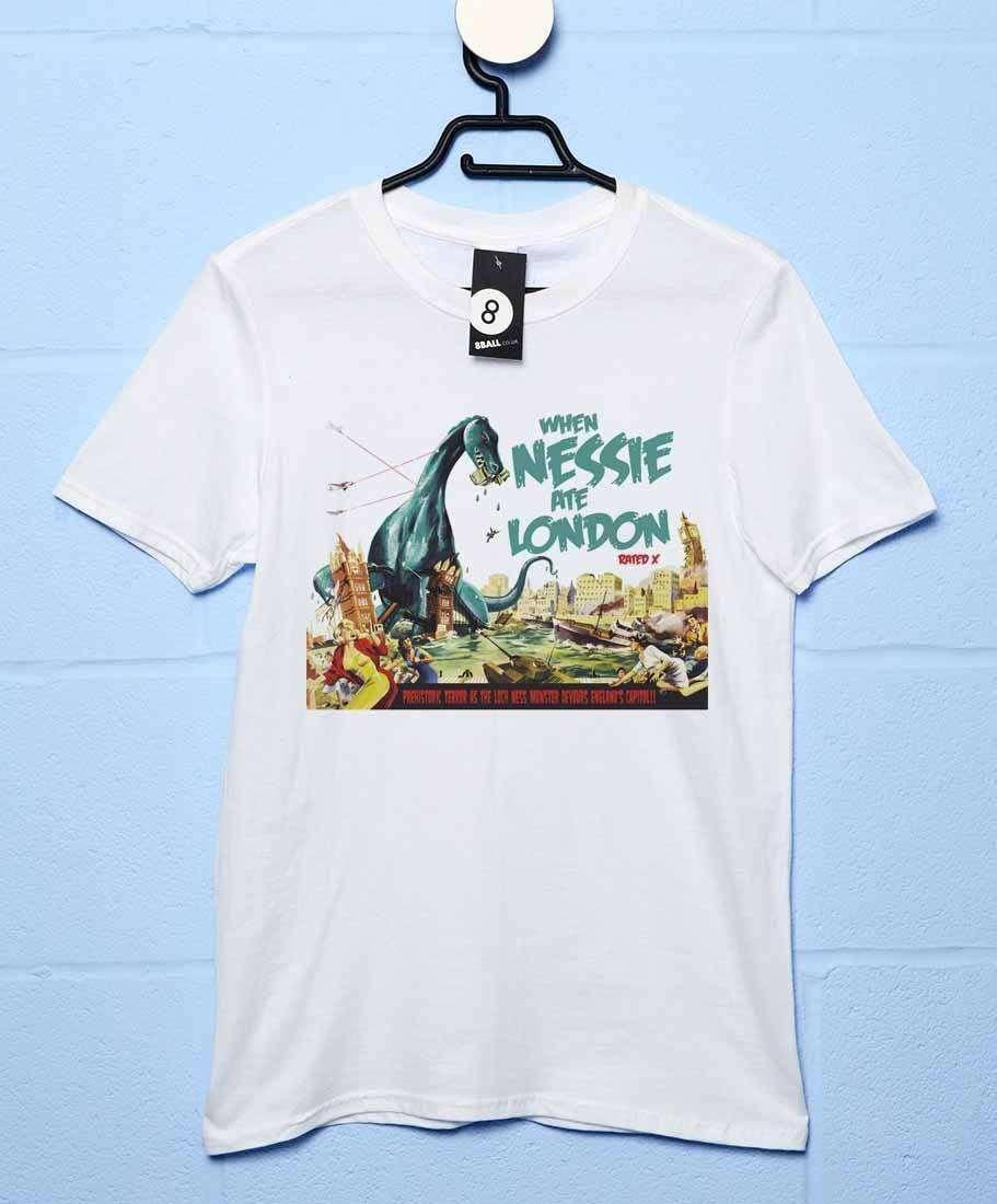Deathray B Movie Nessie Ate London Unisex T-Shirt 8Ball