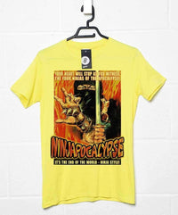 Thumbnail for Deathray B Movie Ninjapocalypse Mens Graphic T-Shirt 8Ball