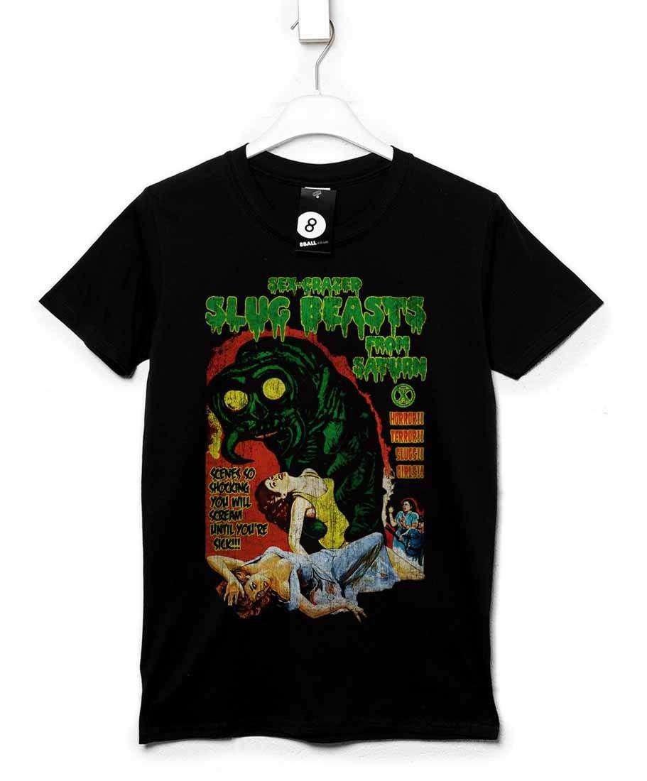 Deathray B Movie Sex Crazed Slugs Graphic T-Shirt For Men 8Ball