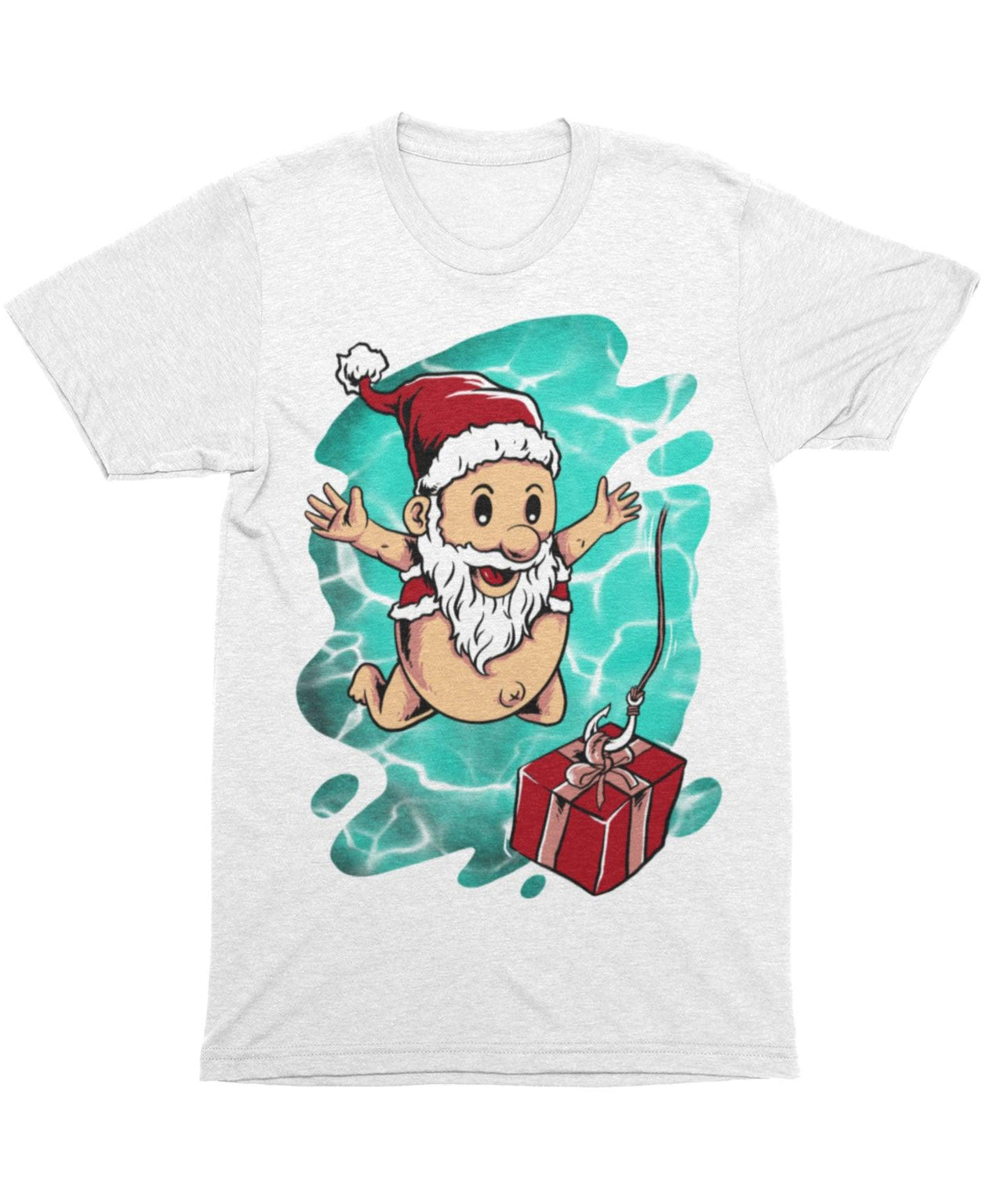 Deep Surprise For Baby Santa, Unisex Christmas T-Shirt For Men 8Ball