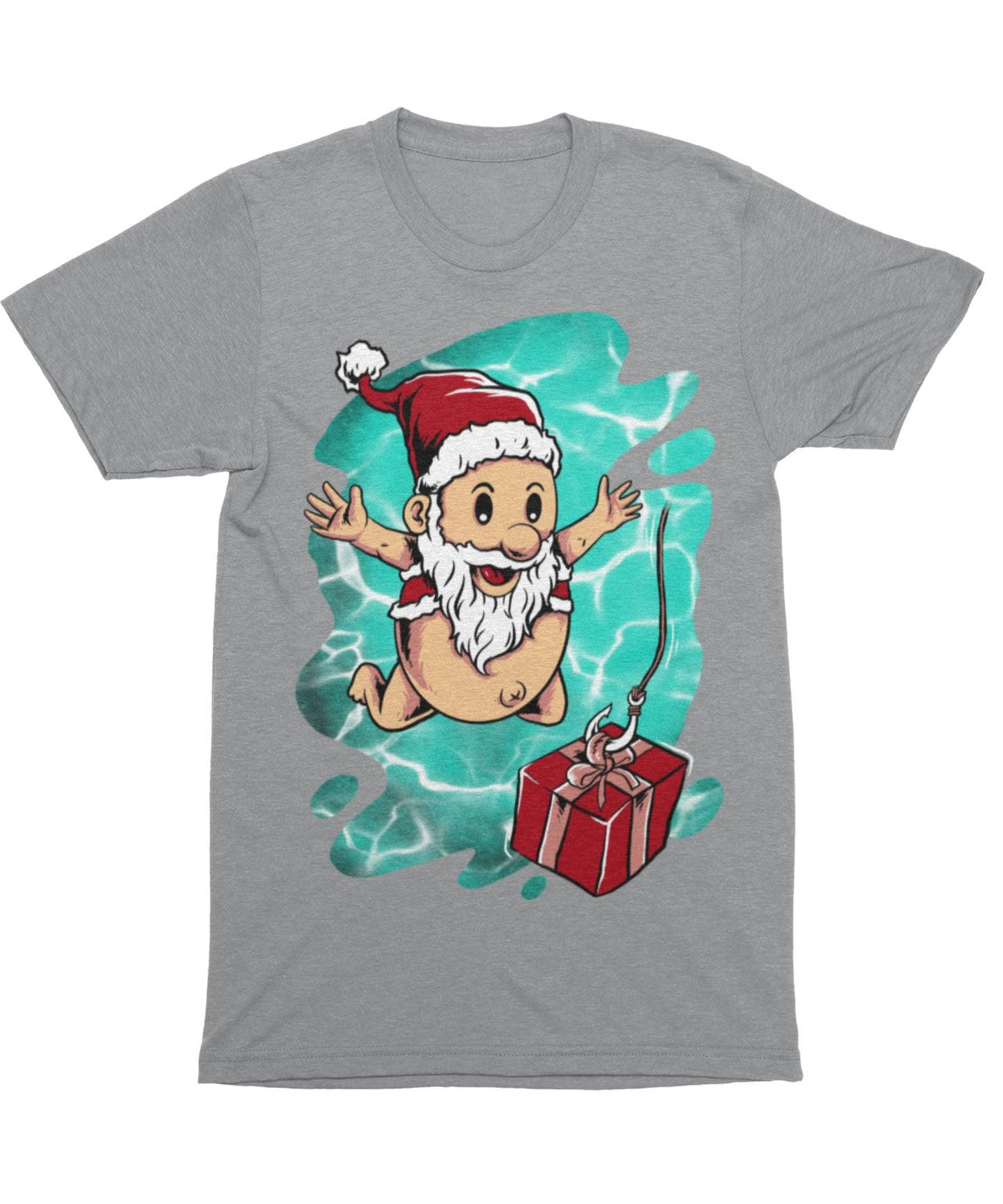 Deep Surprise For Baby Santa, Unisex Christmas T-Shirt For Men 8Ball