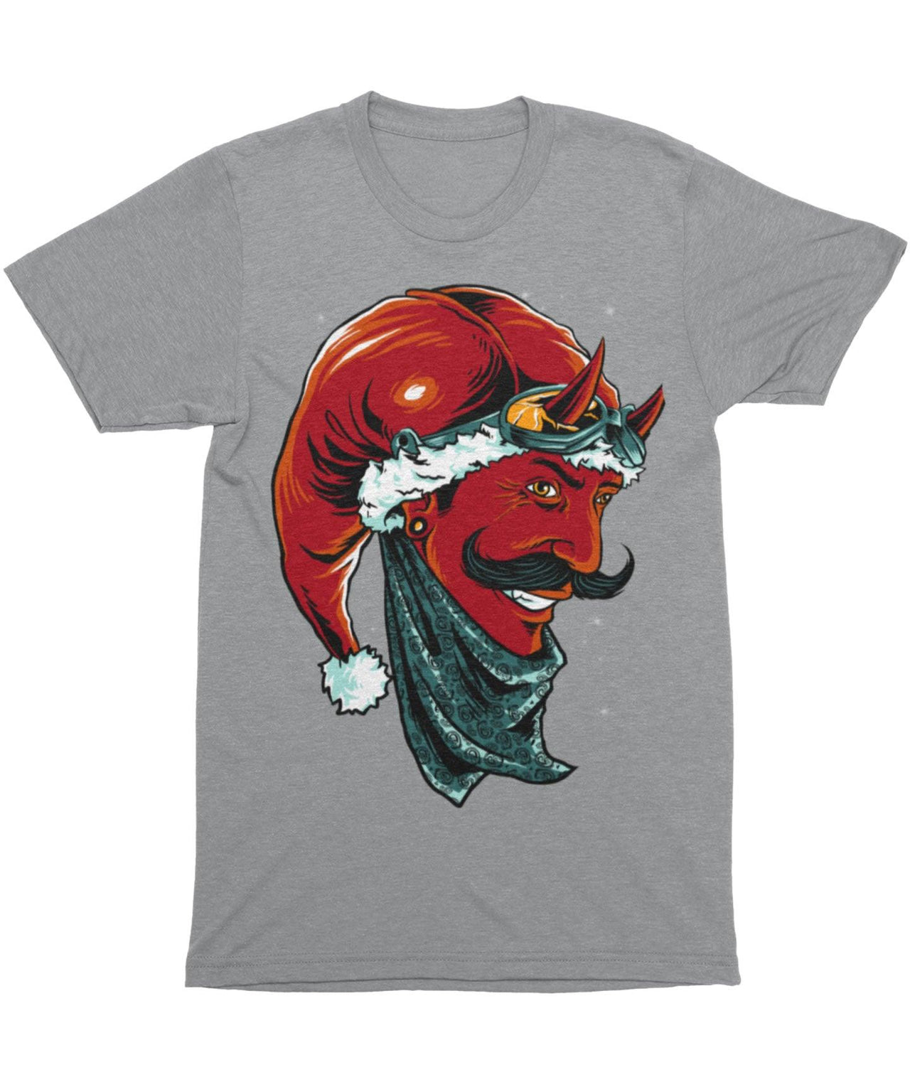 Devil Santa, Unisex Christmas Unisex T-Shirt For Men And Women 8Ball