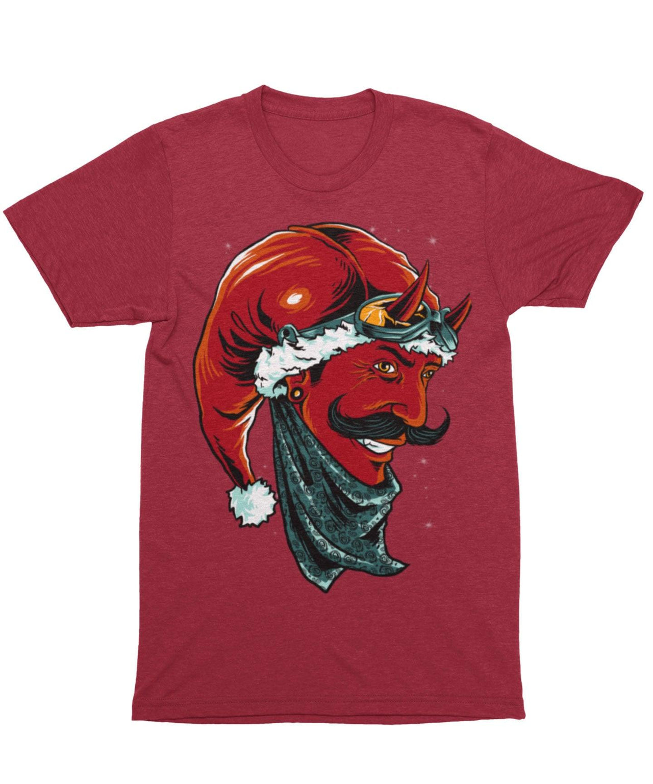 Devil Santa, Unisex Christmas Unisex T-Shirt For Men And Women 8Ball