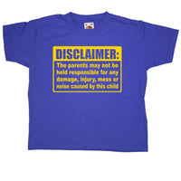 Thumbnail for Disclaimer Childrens T-Shirt 8Ball