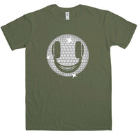 Thumbnail for Disco Smiley Mens Graphic T-Shirt 8Ball