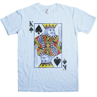 Thumbnail for Distressed King Of Spades T-Shirt For Men 8Ball