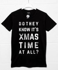 Thumbnail for Do They Know it's Xmas Time Christmas Slogan Mens Graphic T-Shirt 8Ball