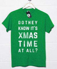 Thumbnail for Do They Know it's Xmas Time Christmas Slogan Mens Graphic T-Shirt 8Ball
