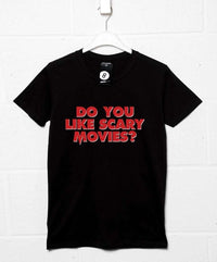 Thumbnail for Do You Like Scary Movies Mens T-Shirt 8Ball
