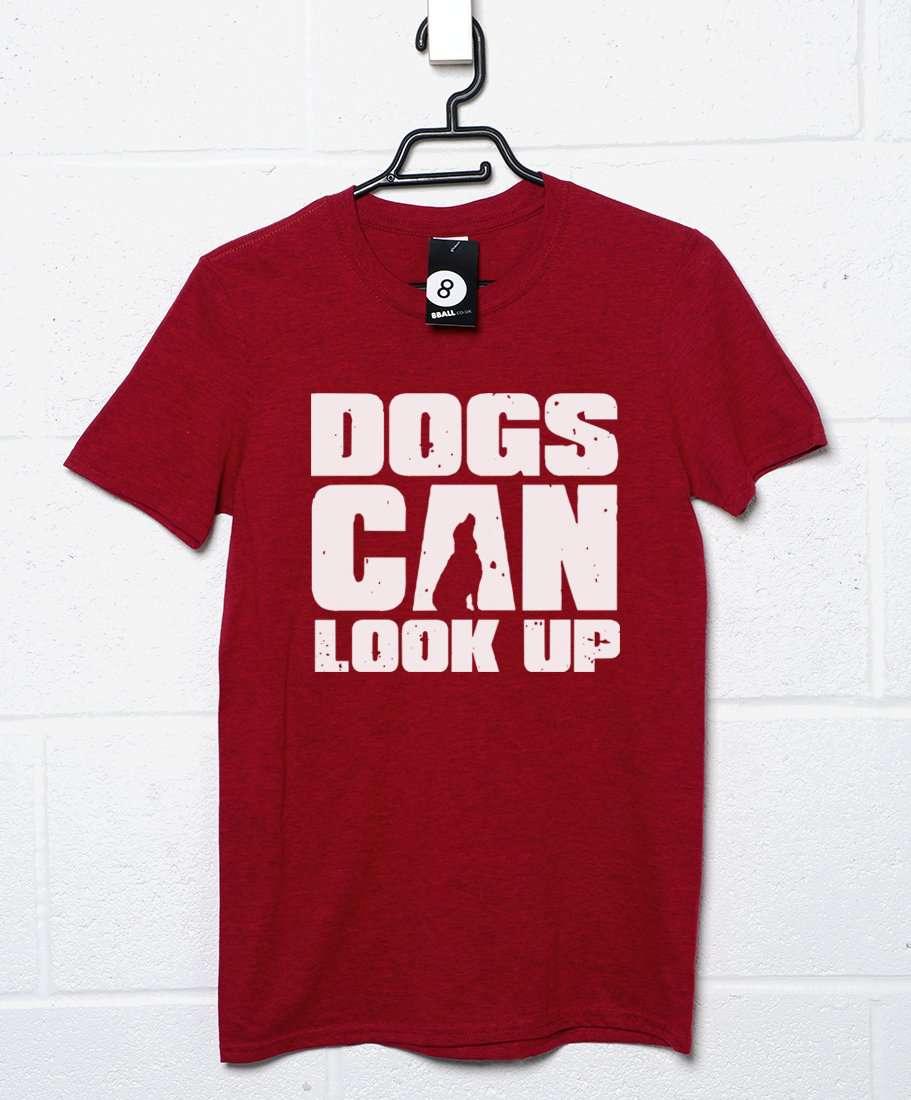 Dogs Can Look Up T-Shirt For Men 8Ball