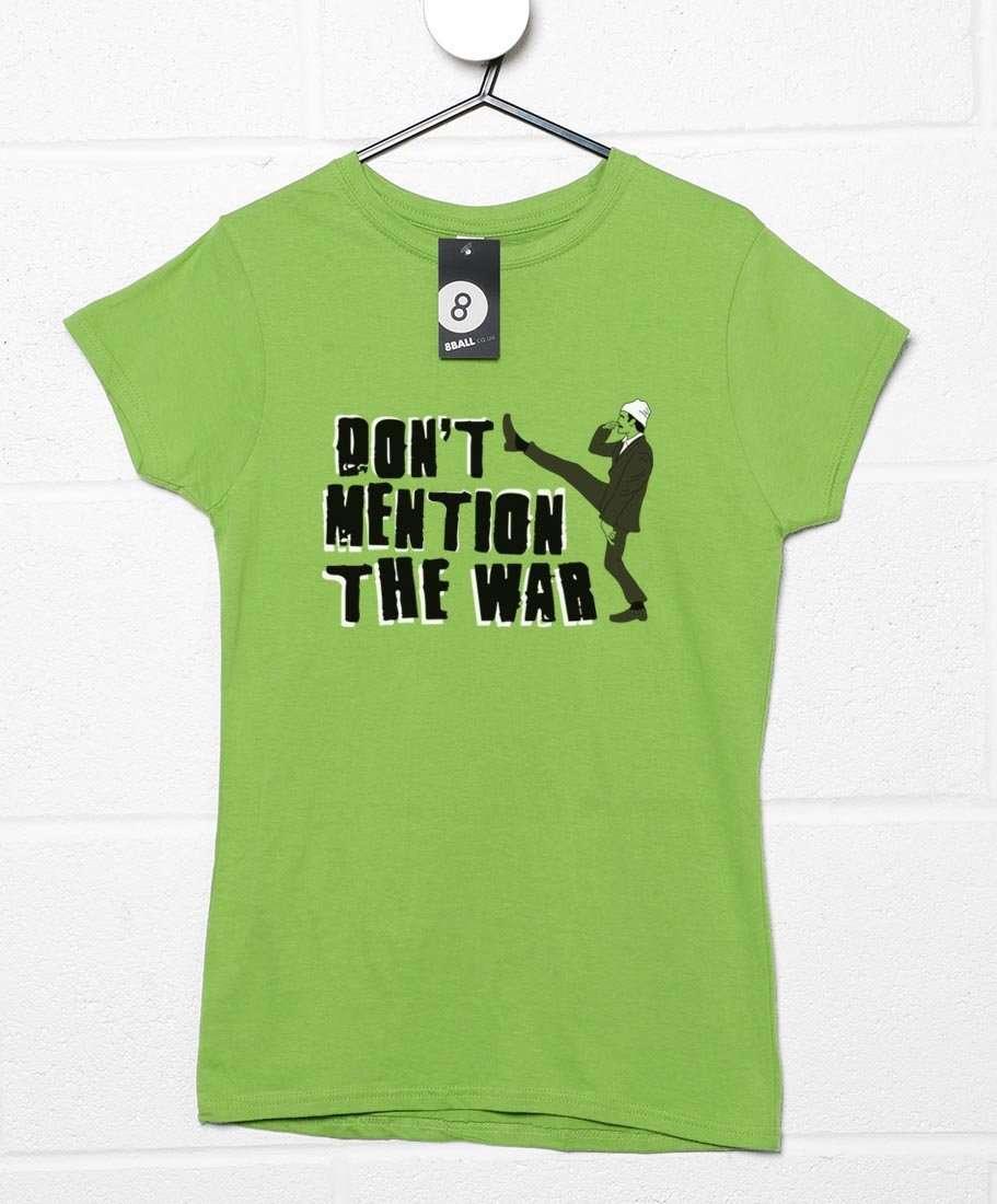 Don't Mention The War Womens Fitted T-Shirt 8Ball