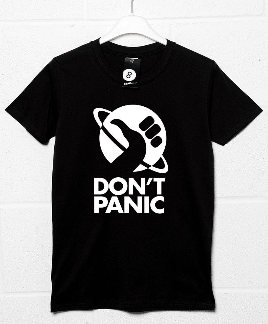 Don't Panic Hitcher Unisex T-Shirt For Men And Women 8Ball