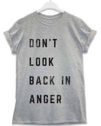 Thumbnail for Dont Look Back in Anger Lyric Quote T-Shirt For Men 8Ball