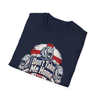 Thumbnail for Folded Navy England Fans t-shirt with 'Don't Take Me Home
