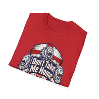 Thumbnail for Folded Red England Fans t-shirt with 'Don't Take Me Home